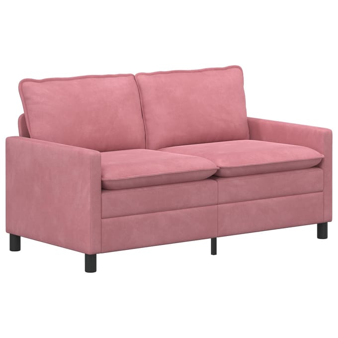vidaXL - Bank - Roze - 156 - x - 81 - x - 87,5 - cm - Fluweel