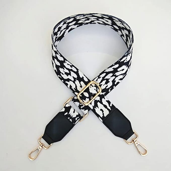 Verstelbare Schouderband voor Handtassen - Luipaardpatroon, 80-130 cm