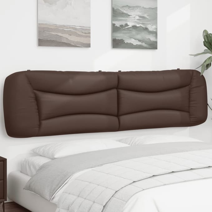 vidaXL - Hoofdbordkussen - "Hvar" - 200 - cm - kunstleer - bruin