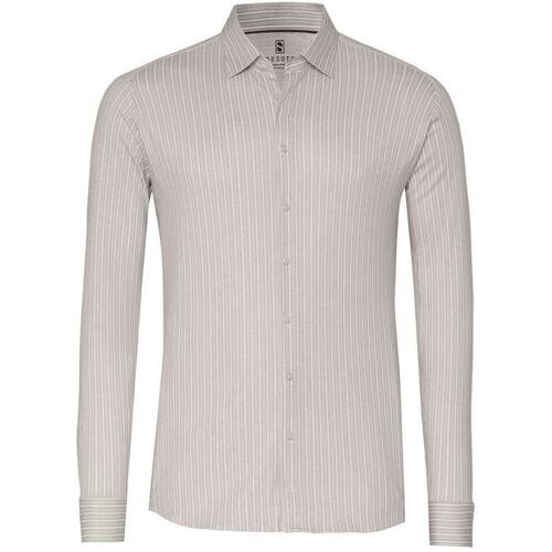 Desoto Overhemd Casual Kent Multi Vertical Stripe Beige / male