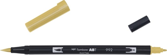 Tombow Brush pen - ABT 992 - Dual brushpen - Sand