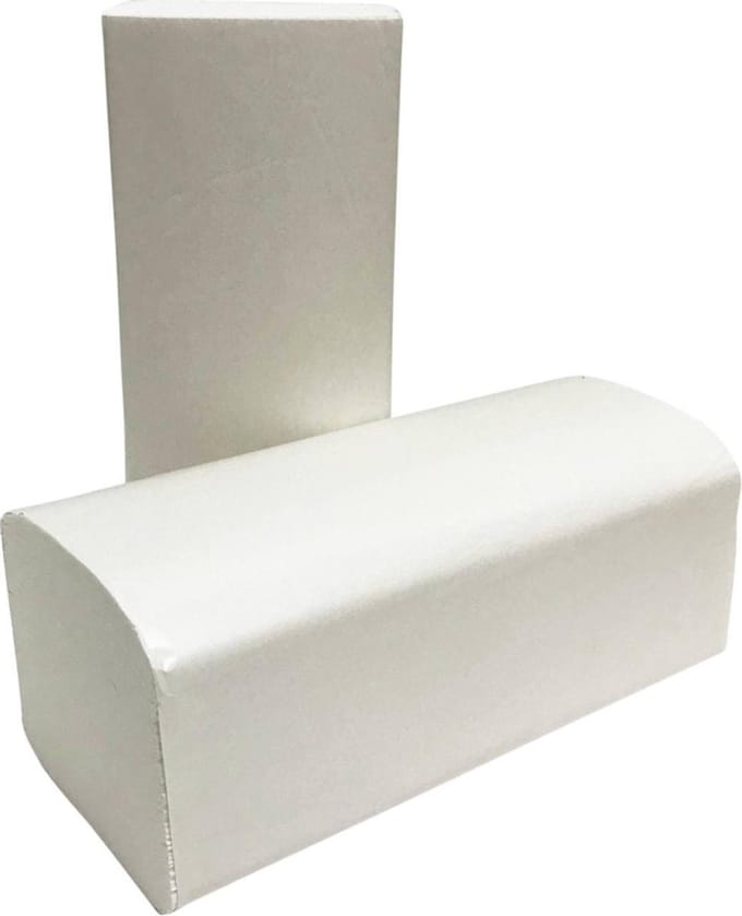 Handdoekpapier Z-Fold Cellulose 2-Laags Z-vouw - 20 x 160st