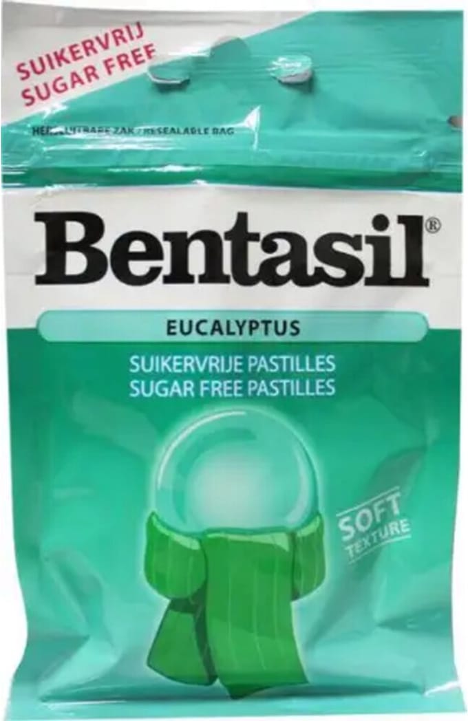 Bentasil Keelpastilles Eucalyptus - 3 x - Voordeelverpakking