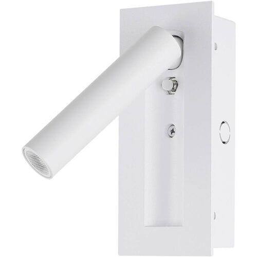 V-TAC V-TAC Applique da Incasso con Faretto LED Chip CREE 2W Orientabile Bianca 3000K 239986 Bedlamp SMD LED LED 2 W Warmwit Energielabel: G (A -...