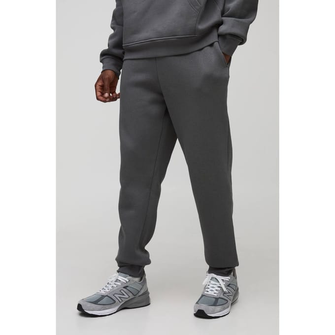 Tall Essential Slim Fit Joggers | Charcoal | Size Medium
