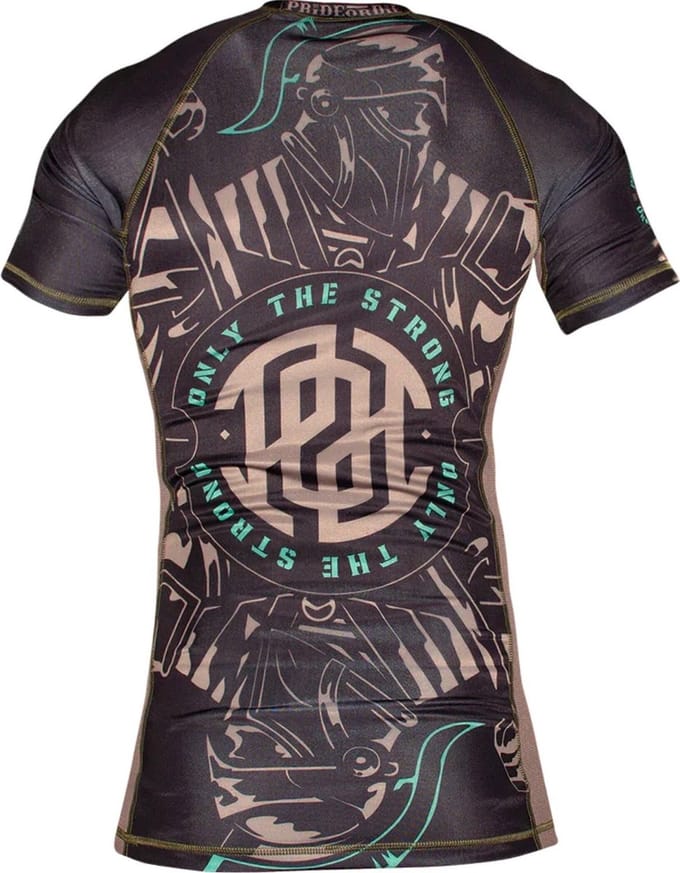 PRiDE or DiE Rash Guard Only the Strong Zwart - M