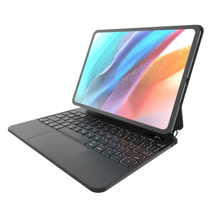 Fixed Typee keyboard case voor de Apple iPad 11 (2025) 11 inch A16 / iPad 10 (2022) 10.9 inch - QWERTY / NL - Zwart