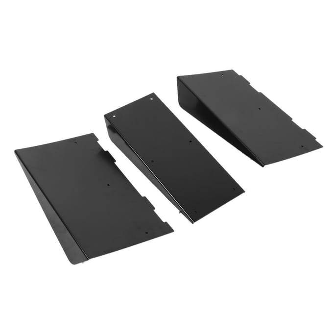 ABS Noir Arrière Arrière Châssis Aile Spoiler Lèvre Diffuseur Universel Voiture Pièces Modifiées black
