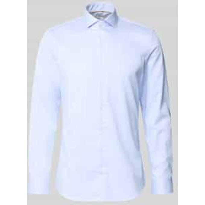 Super slim fit zakelijk overhemd van puur katoen