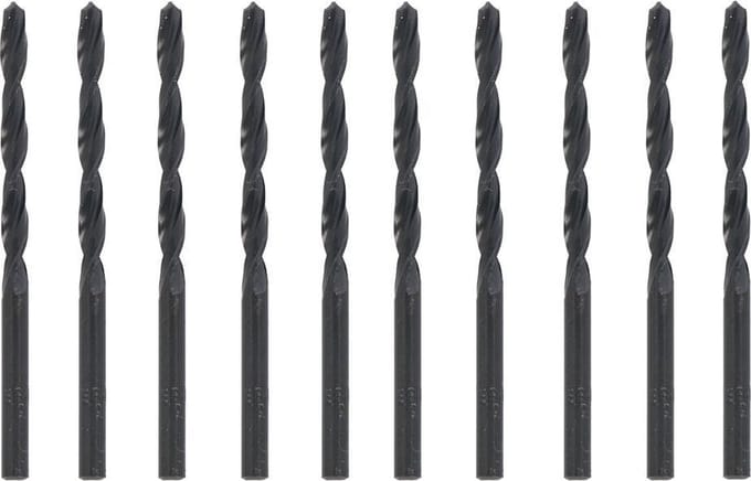 Benson Metaalboren set - HSS - 5.0 mm - 10 stuks - Inclusief opbergbox