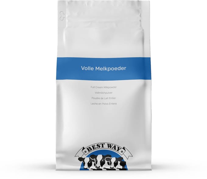 BEST WAY Volle Melkpoeder - Puur ingrediënt - 1.0 KG- Puur ingrediënt