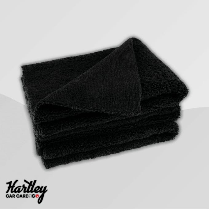 Microvezeldoek Hartley Black Soft 4Stuks ( 420gram/m² )