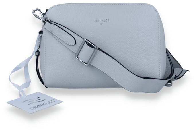 Crinkles Dames Handtas Linen | Wit | Maat: One Size