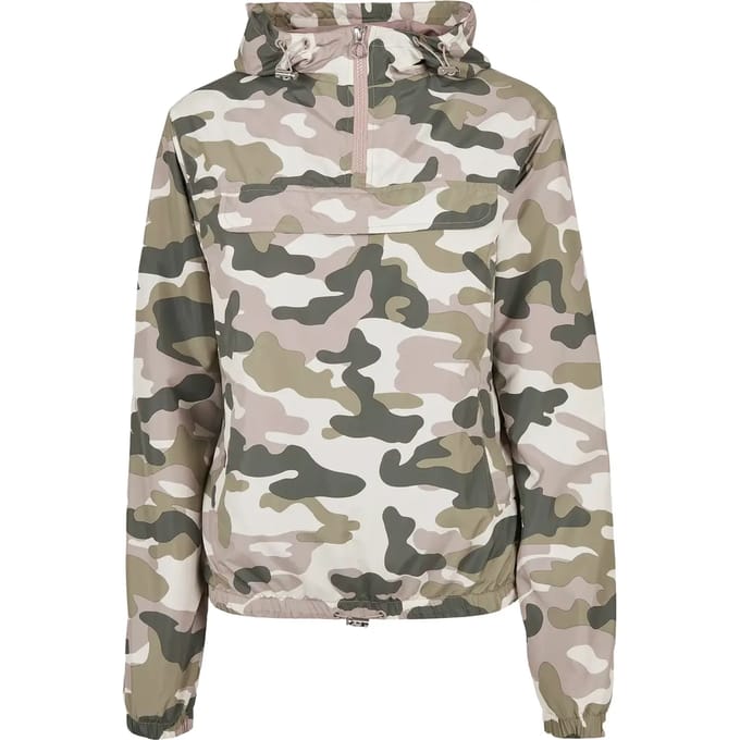 Urban Classics - Camo Pullover Jas - XS - Multicolours