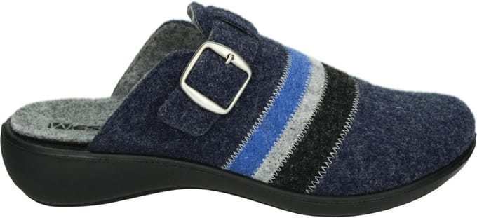 Westland KORSIKA 347 - Dames pantoffels - Kleur: Blauw - Maat: 37