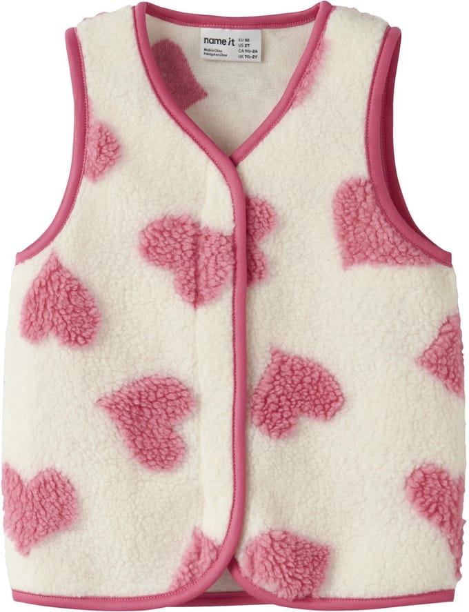 NAME IT - NMFLARA TEDDY VEST - Meisjes - Vesten