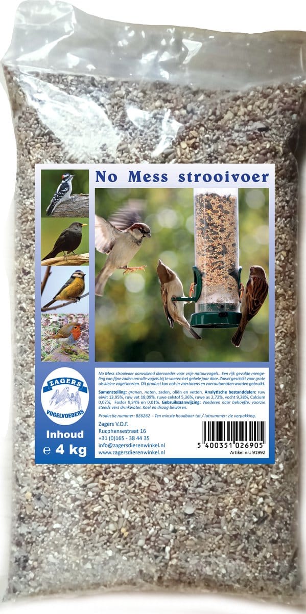 Zagers No mess strooivoer 4 kg
