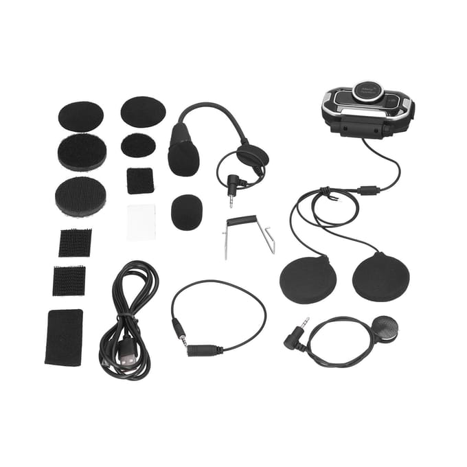 Motor Bluetooth Headset Buiten Automatisch Beantwoorden Luidsprekers Helm Hoofdtelefoon black