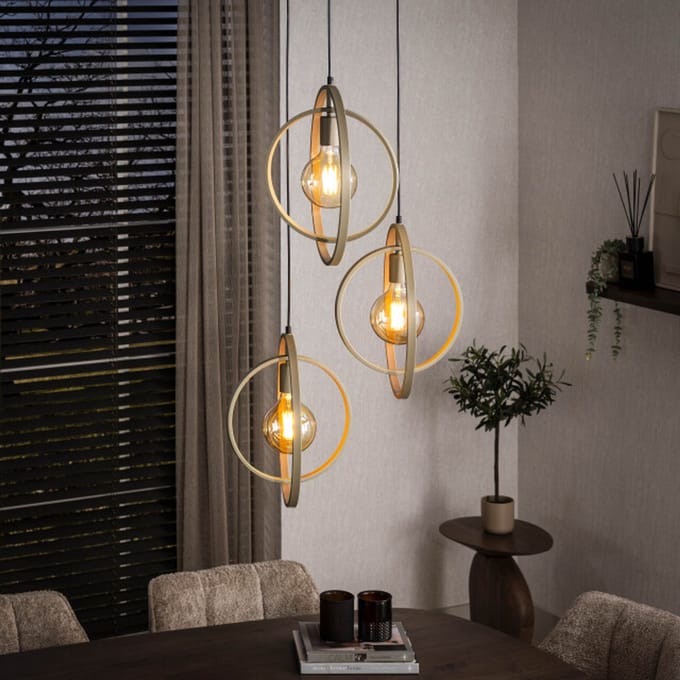 Hoyz hanglamp turn around getrapt 3-lichts -