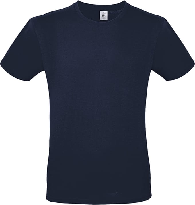Classic E150 T-shirt B&C Collectie Light Navy Maat M