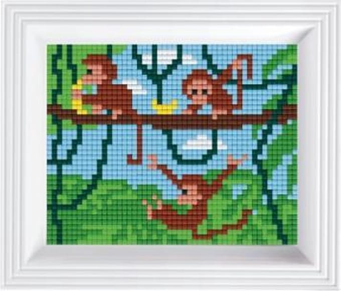 Pixelhobby Geschenkverpakking 3 Aapjes