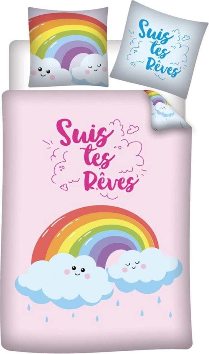 Aymax Dekbedovertrek Suis Tes Reves 140 X 200 Cm - Polyester
