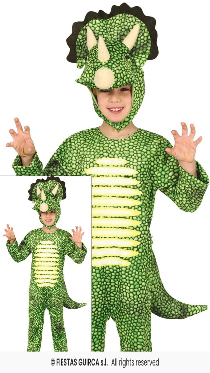 Kostuum Triceratops (dino) 7-9 jaar