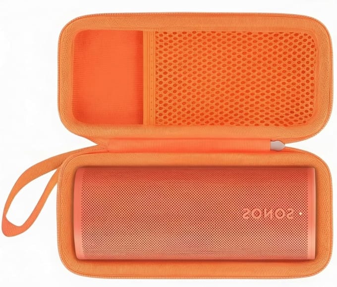 Vervangbare harde reiskoffer voor Sonos Roam Bluetooth speaker en Roam SL - Bescherming, Draagbaar, Duurzaam