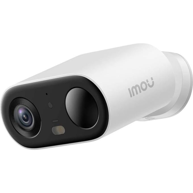 Imou Cell Go Full Color - Beveiligingscamera - 2K Draadloos Bewakingscamera Voor Buiten - 5000 mAH Accu - Eenvoudige Installatie - AI-Persoonsdetectie - Met Opslag - Smart Full Color Night Vision - IP65 Weerbestendig - Compatibel Met Zonnepaneel