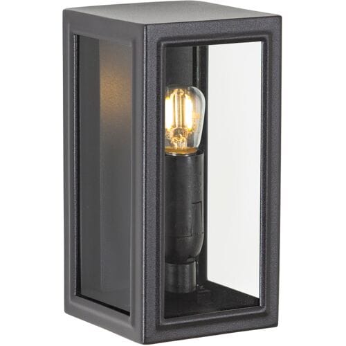 KS Verlichting Spark Mini Muurlamp Zwart met LED