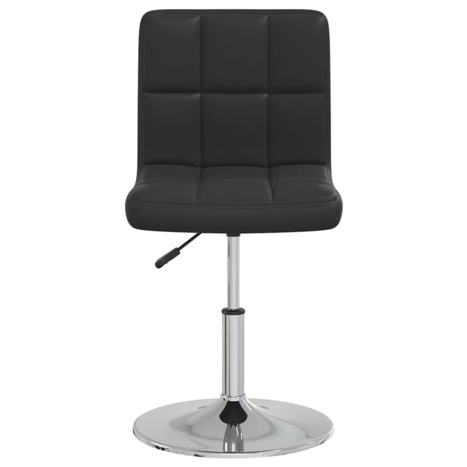 vidaXL - Eetkamerstoelen - 6 - st - kunstleer - zwart