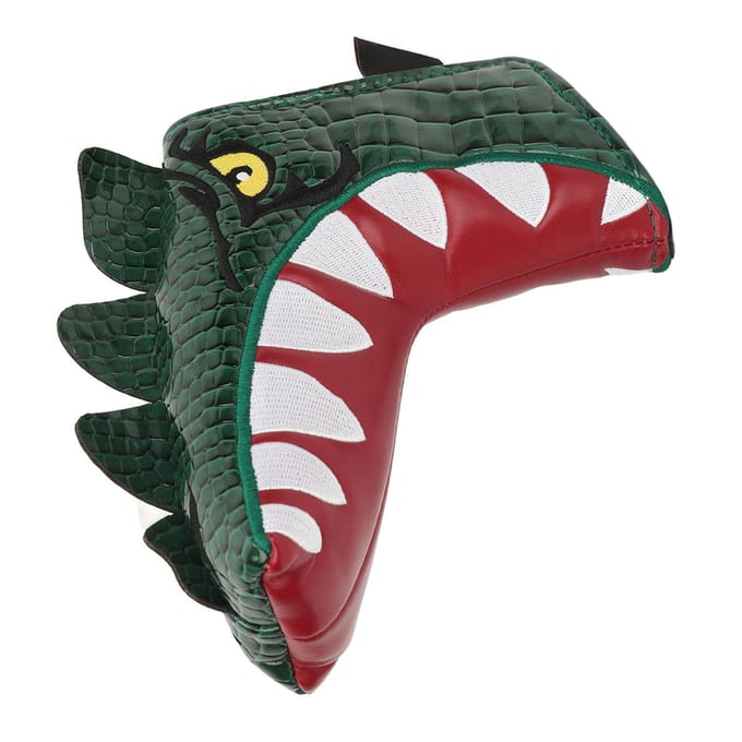 Dinosaurusvormige Golfputter Hoes Headcover Golf Blad Putter Cover PU Waterdichte Stof Zacht gray
