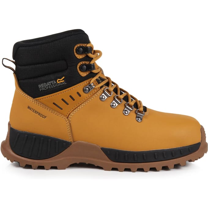 Regatta Heren Grindstone Nubuck Laarzen (Honing/Zwart)