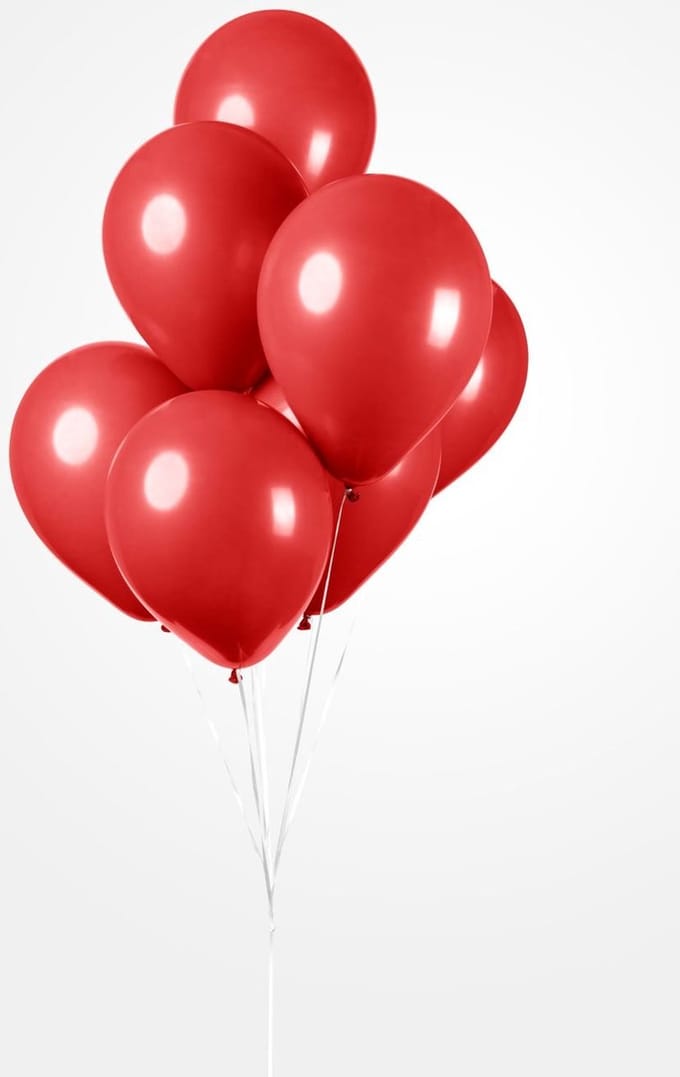 50 ballonnen 12″ rood - Thema Feest Party Ballon