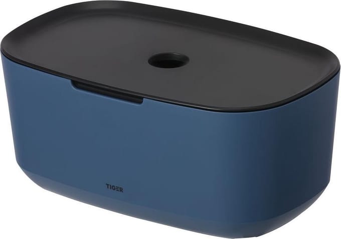 Tiger Tess - Opbergbox met deksel - Blauw / Zwart