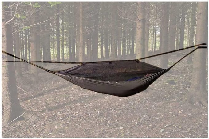 Hangmat met muggennet voor alle seizoenen