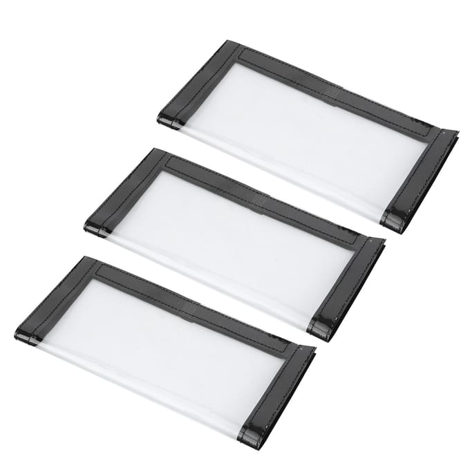 3 stuks PVC Viskunstaas Wraps Haak Beschermhoezen Aas Opbergruimte Visaccessoires white