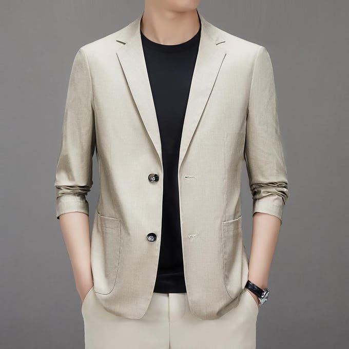 Costume décontracté pour homme, style coréen, printemps et été 4XL