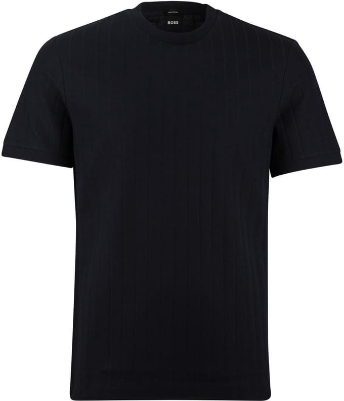 T-shirt BOSS Black H-Thompson navy ronde hals