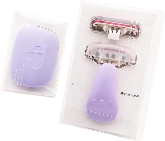 Vrouwen Ontharing - Handmatig Scheermes - Gladde Huid - Anti-slip Handvat - Draagbaar - Blauw