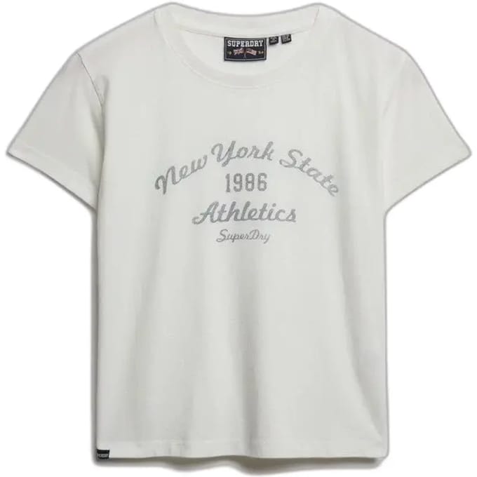 Superdry - Athletic Essentials T-shirt met slanke pasvorm - Dames - T-shirts