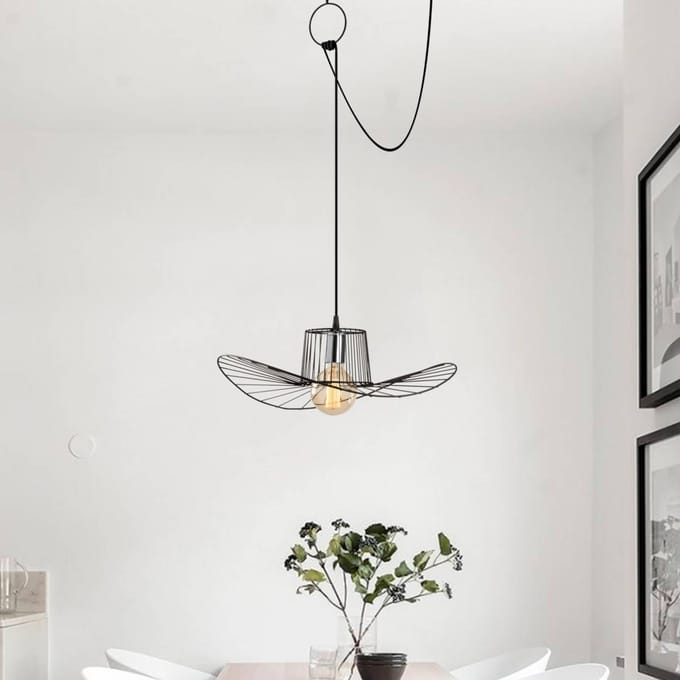 Asir - Kroonluchter - Zwart - 108 x 15 x 67 - 82 cm