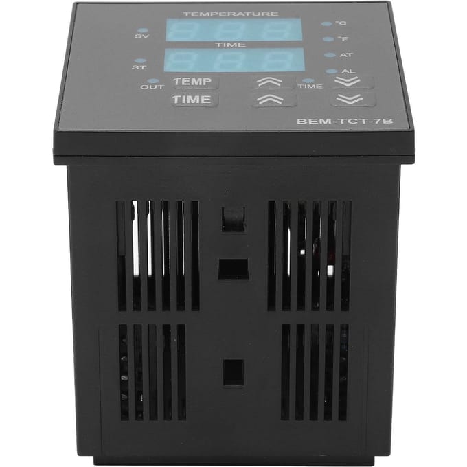 BERM Temperatuurregelaar Hittepers Machine Thermostaat Geïntegreerd Digitaal Display 100~240V gray