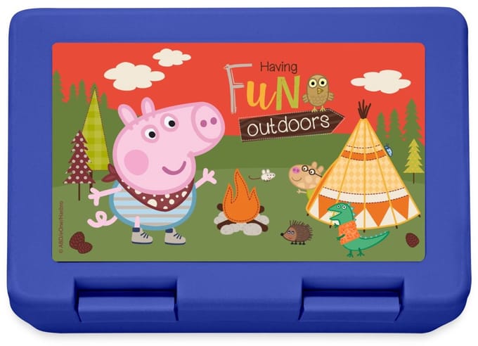 Peppa Pig Buitenavontuur Broodtrommel Lunchbox