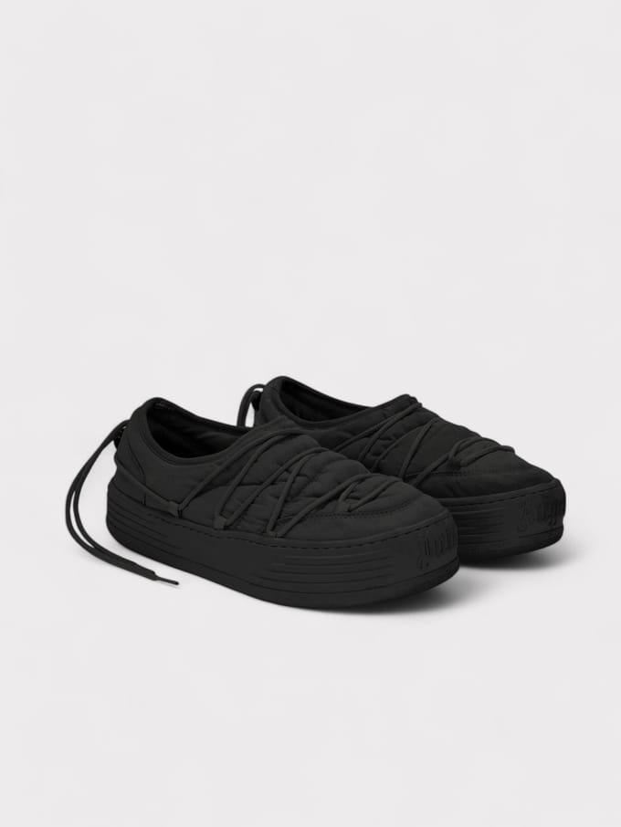 Palm Angels Snow Puffed Sneakers Zwart