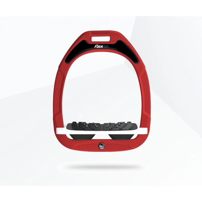 Ultra Grip Verstelbare stijgbeugels Bordeaux/Zwart/Groen Flex-On Green Composite