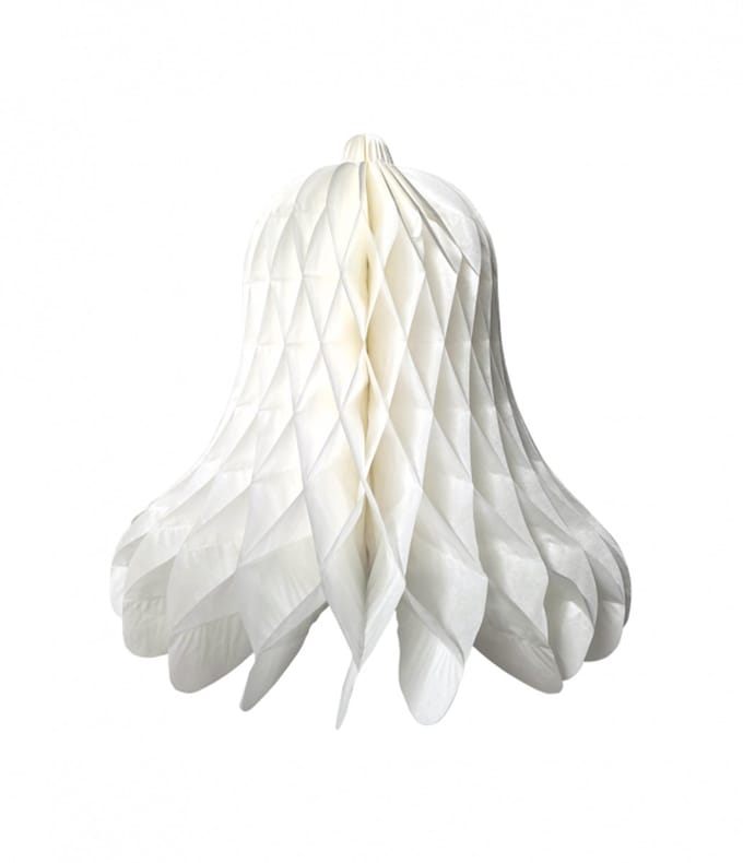 Christmas bells 50 cm - wit - kerst- honeybomb