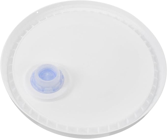 Plastic Deksel - Emmer Deksel - Opslag Afsluiten - Lekvrij Ontwerp - 31 cm Diameter - Wit