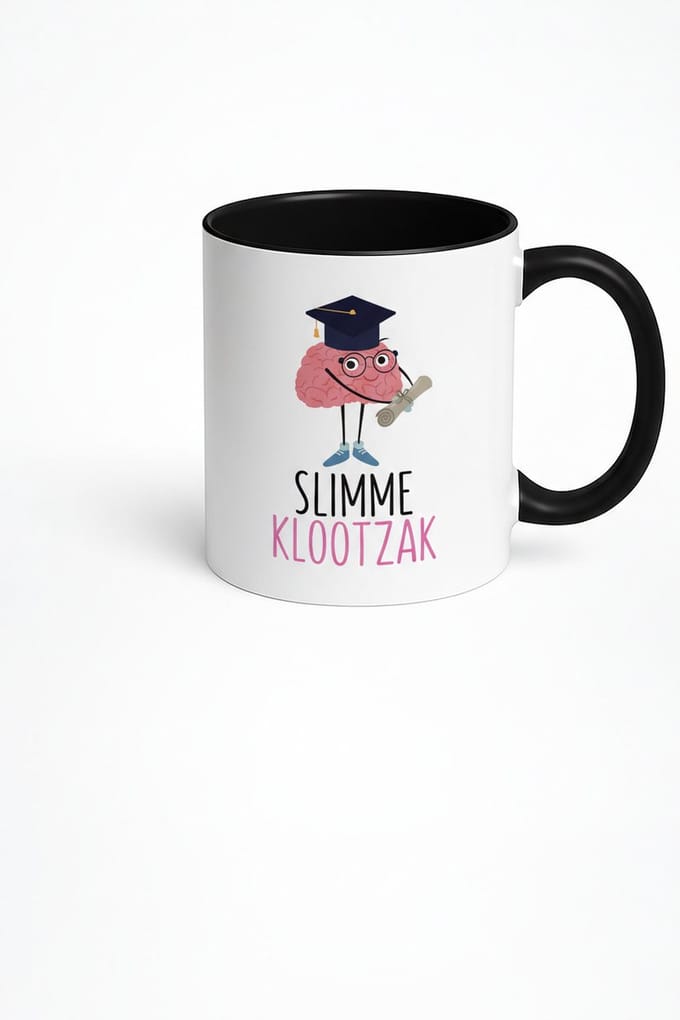 Slimme Klootzak Mok - Grappige Studenten Koffiemok