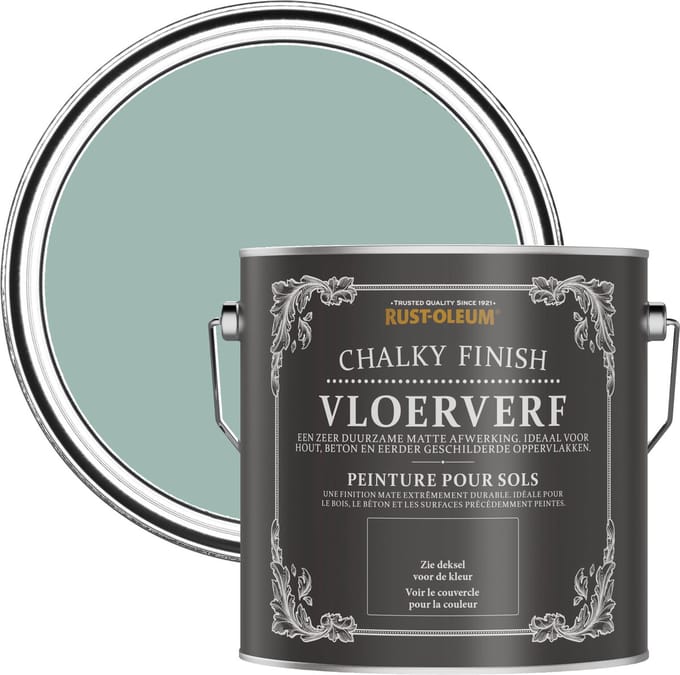 Rust-Oleum Blauw Vloerverf - Kustblauw 2,5L